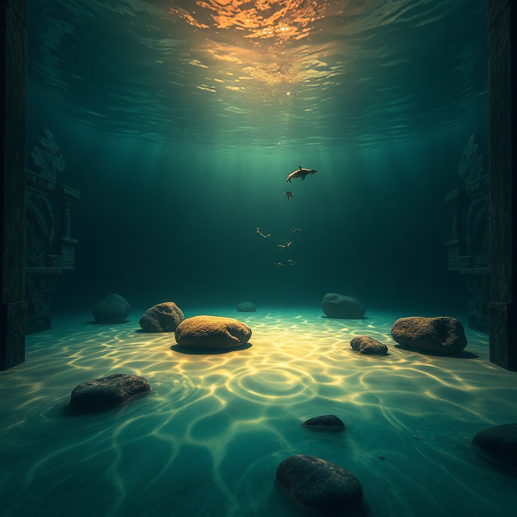 Tropical lagoon research tank