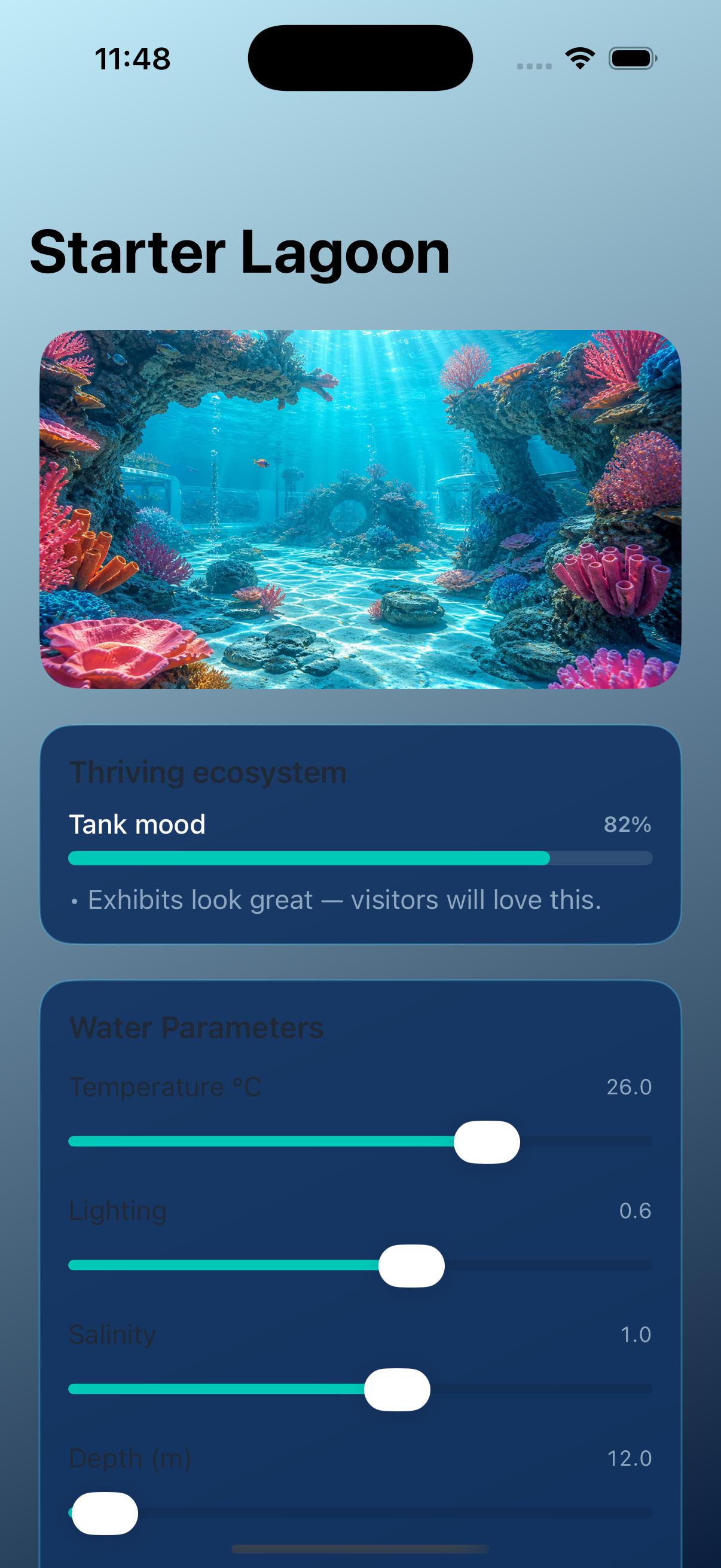 Tank detail screenshot